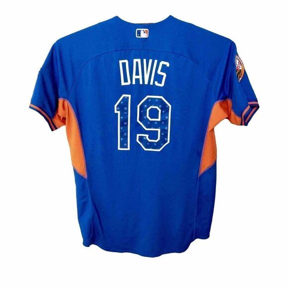 2013‎ All-Star Game Orioles Davis Stitched Jersey Majestic Authentic Mens 48 - Picture 2 of 8